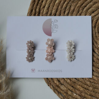 Set Bloem - Beige / Roze
