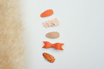 Set Flore rib - Feestelijk Oranje - Afbeelding 2