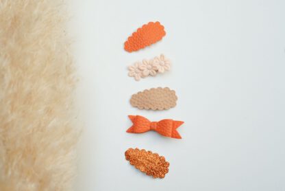Set Flore rib - Feestelijk Oranje - Afbeelding 3