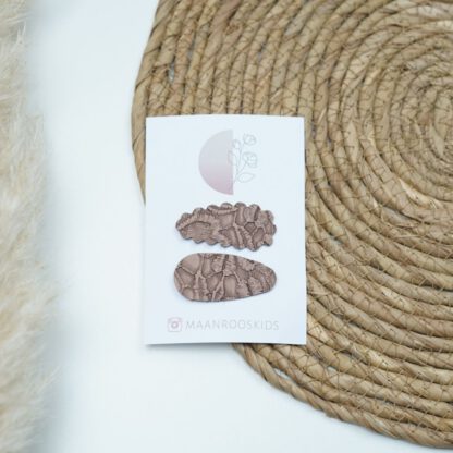 Set Roos - Chocoladebruin Kant