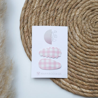 Set Roos - Gingham Roze