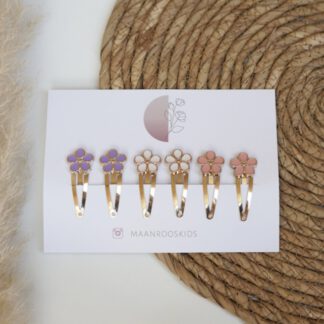 Set Gouden Bloesem - Paars, Wit en Roze