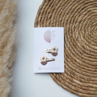 Set Gouden Bloem - Bruin
