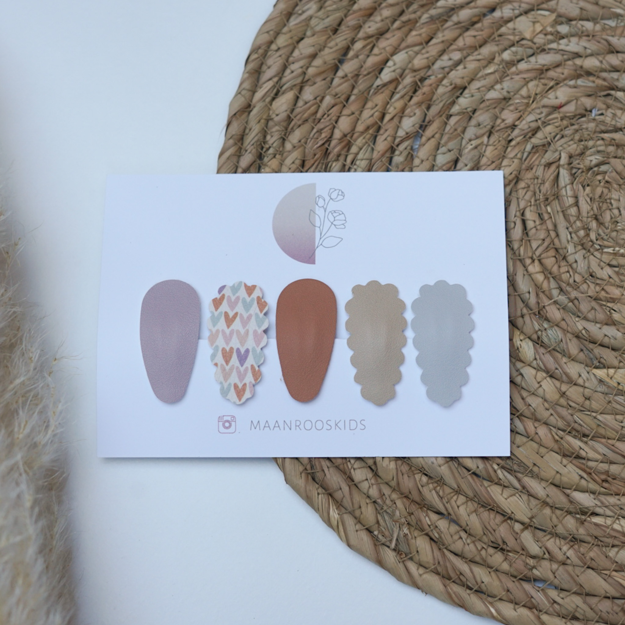 Set Fien - Gekleurde Hartjes