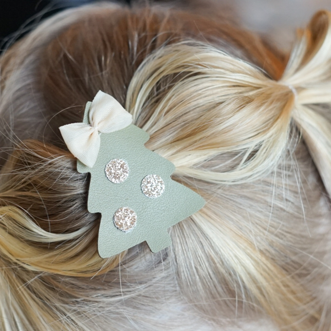 Festive Kerstboom Haarclip - Afbeelding 2